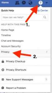 facebook help