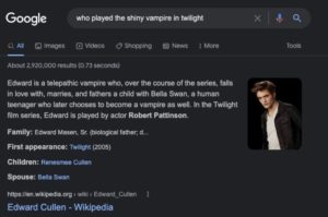 image of google search